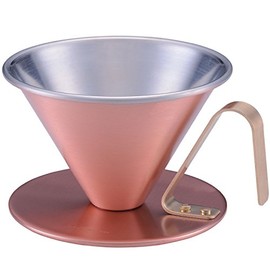 Tanabe Hardware Pure Copper Water Pour Over Coffee Dripper Brushed 4079 