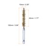 HARFINGTON 5Pcs Brass Bore Brush 10mm Dia 4" Long Cleaning