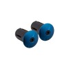 Origin8 Alloy Locking Bar End Plugs (Anodized Blue)