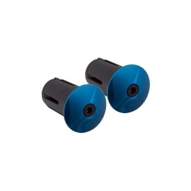 Origin8 Alloy Locking Bar End Plugs (Anodized Blue)