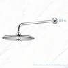 OFFO Shower Arm with Flange, 24 Inches Wall Mount Replacement
