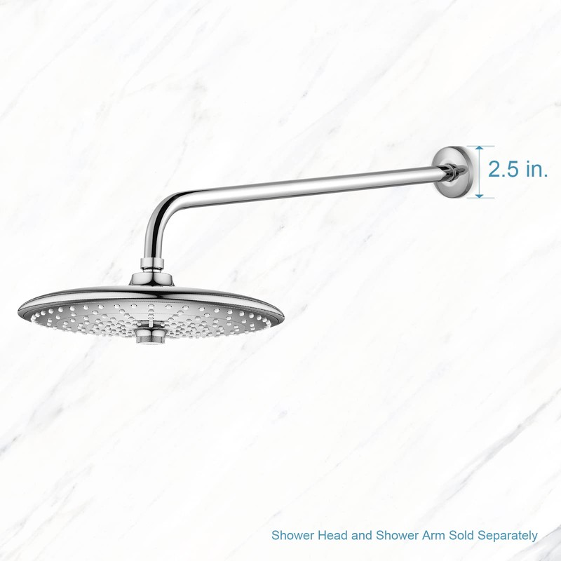 OFFO Shower Arm with Flange, 24 Inches Wall Mount Replacement