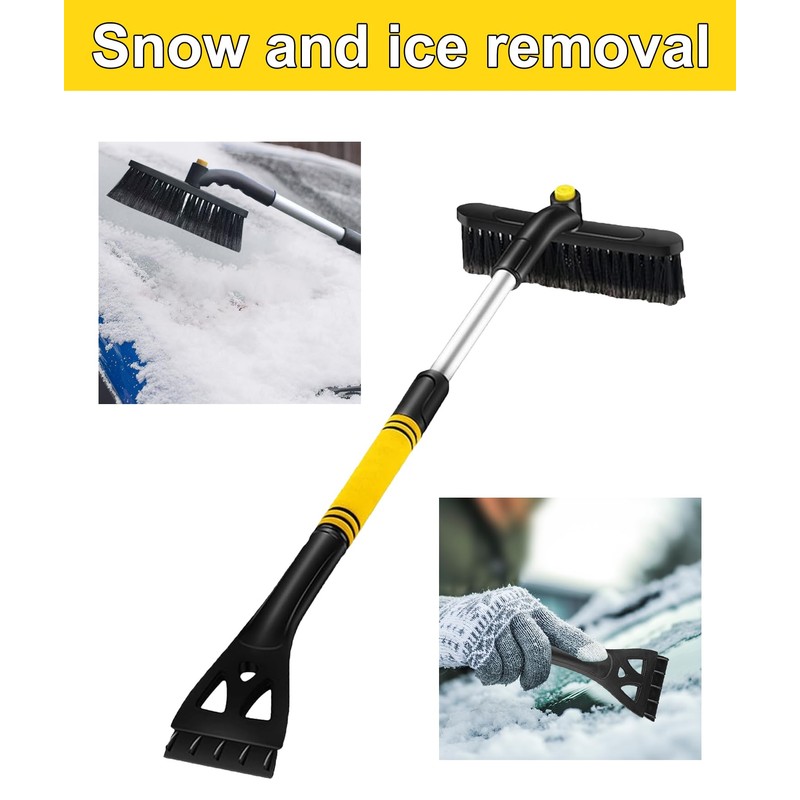 LuckyQianyi, 90 cm Ice Scraper Car with Broom Snow Brush
