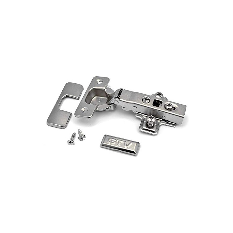 GTV 35mm Soft Close Hinge (Full Overlay, Unfinished Steel)