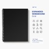 Vela Sciences W7-B Expanded Wirebound Lab Notebook, 9.25 x 11.75