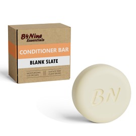 B4Nine Essentials Unscented Solid Conditioner Bar Deep Moisturization for All Hair Types Nourishing Sensitive Scalp Color-Safe with Natural Ingredients Cocoa butter Shea Butter Blank Slate 3.5oz