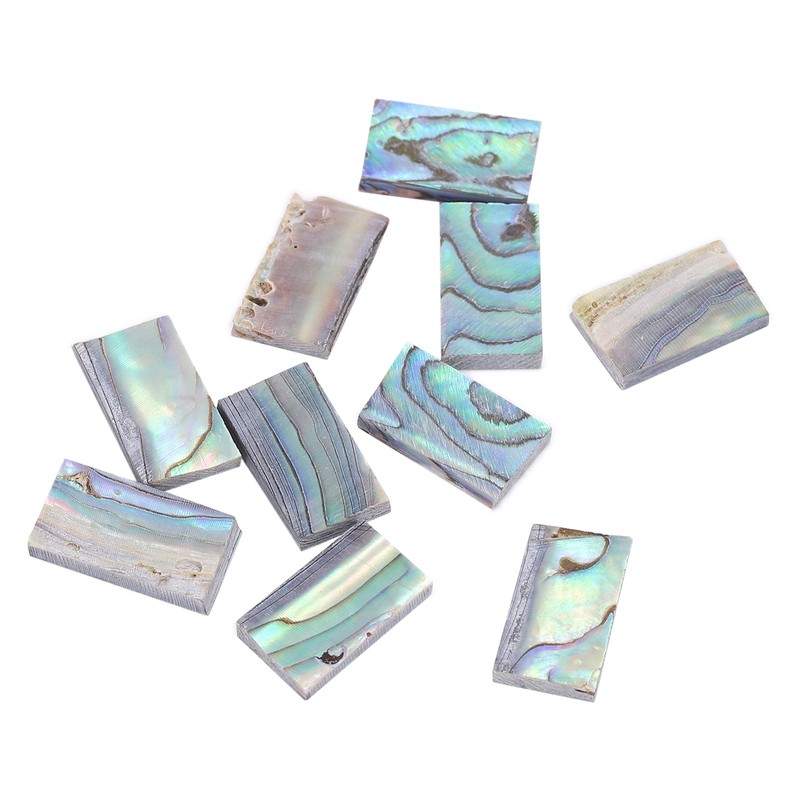 10Pcs Abalone Shell Inlay Natural Guitars Inlay Material Guitar Fretboard