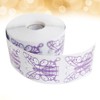 UKCOCO Purple Butterfly Nail Foam 500pcs Nail Guide Foam Roll