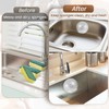 Semcide Sponge Holder, Sink Caddy w/Suction Cup Installation, Sponge Organizer