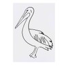 'Pelican' Temporary Tattoo - Water Resistant, Skin-Safe, Non-Toxic Transfer (TO00029992)