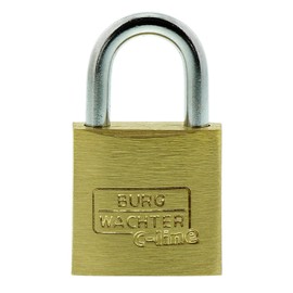 Burg-Wächter Trio 222 20 SB Padlock Set, Brass, 3,5 mm Bügelstärke