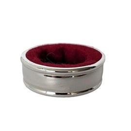 Drip Ring Drip Catcher Diameter 4 cm Width 1.5 cm Elegant Silver-Plated for Wine Bottles Bottles