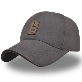 BUZZxSELECTION CAP002 One Point Golf Cap, Simple, Baseball Cap, Men's, Women's, (02. Gray)