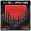12-Piece Magnetic Nut Driver Set - Premium Impact Power Hex