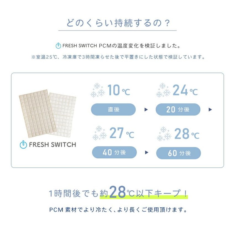FRESH SWITCH PCM Cool Mat, Ice Mat, Cooling Mat, Cooling