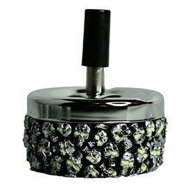 Nulite Glow in the Dark Spinning Ashtray - Skulls