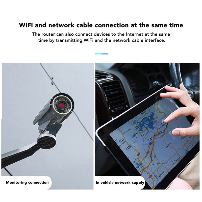 4G LTE CPE WiFi Router 3 Network Interfaces Improved Signal