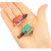 Kinteshun Mini Stubby Screwdrivers Short Cross and Flat Magnetic Tip