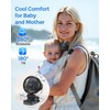 AMACOOL Mini Baby Fan with Clip for Carrier/Baby Car Seat/Bassinet,