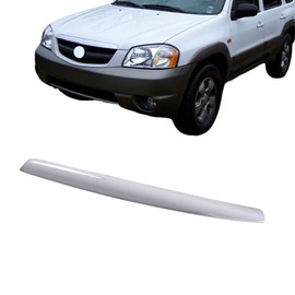 CarPartsDepot Chrome Plated Plastic Hood Molding Panel Trim Replacement Compatible with 2001-2004 Mazda Tribute Fits MA1235102 EC01507E0A
