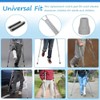 Snblzhef Comprehensive Crutch Renewal Kit, 6 Pieces, Including Hand Grips,