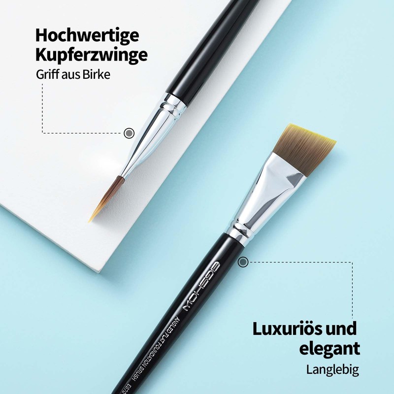 EIGSHOW Foundation Brush, Cosmetic Brush Flat, Angled Flat Makeup Brush,