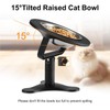 Cozioz Elevated Cat Bowls, Adjustable Height Stand for Indoor Cats,