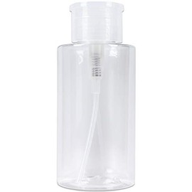 PANA Professional No Wording Labeled Push Down Liquid Pumping Empty Bottle Dispenser (CLEAR)