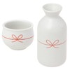 Koyo Pottery 23359 Guinomi Japanese Tableware, Round Knot Guinomi, White