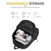 VECAVE School Backpack Black Waterproof Bookbag Casual Lightweight Travel Rucksack