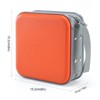 UENTIP CD Case for Car, 48 Capacity, Orange