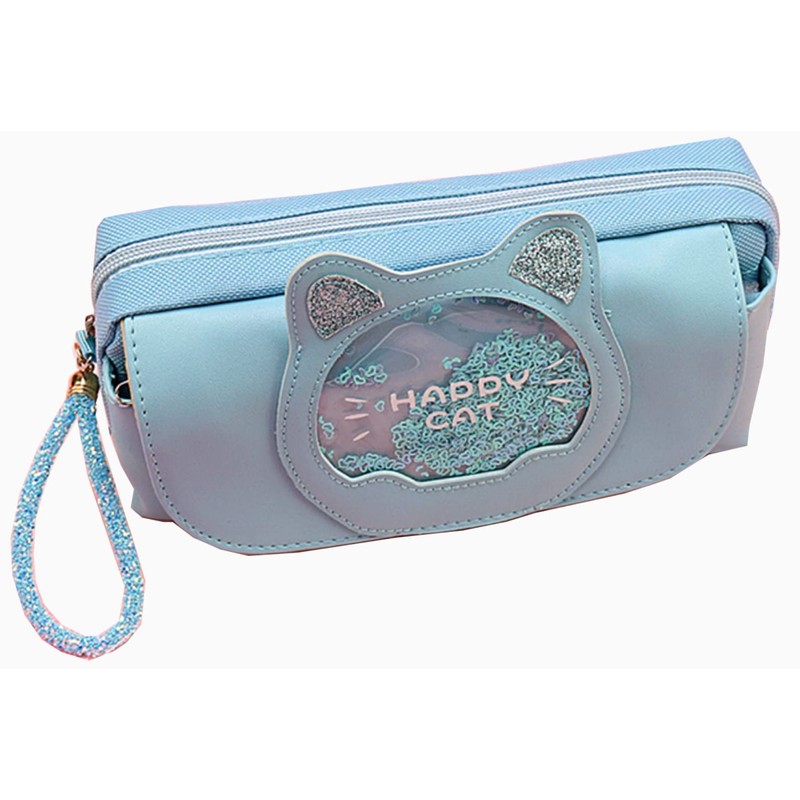 MAYACAT Glitter Pencil Case, Cute, Cute, Stylish, Large Capacity, Stationery,