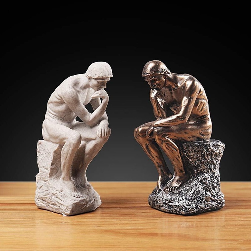 Aendu Creative Thinker Statues Individual Figurine for Living Room Decor