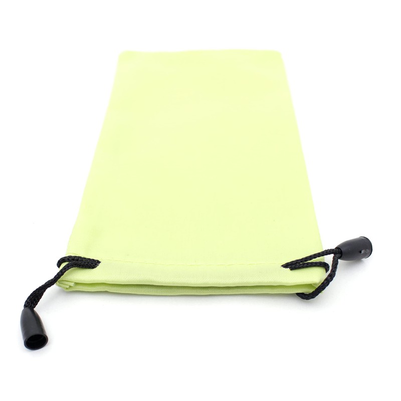 Dozen Eyewear Carrying Draw String Soft Pouch Felt Inner Lining