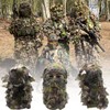 Ghillie Camouflage Leafy Hat Hunting Face Mask 3D Full Cover