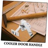 STOBAZA 1 Set Freezer Door Pull Gloves Commercial Door Handle