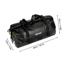 20L Waterproof Duffel Bag Multifunctional Cycle Bicycle Rear Seat Trunk Bag Bike Rack Pannier Bag Outdoor Camping Boating Kayaking Traveling Beach