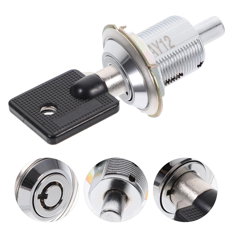 VILLCASE Tubular Cam Lock Zinc Alloy with Key for Vending