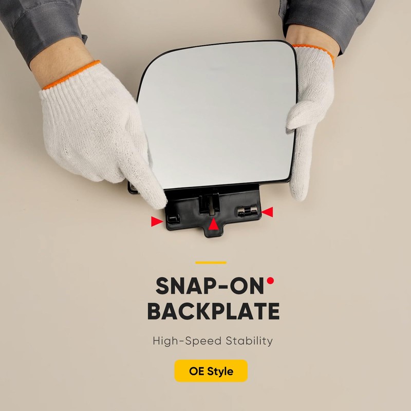 Upper Driver Side Mirror Replacement for Ford E150 E250 E350