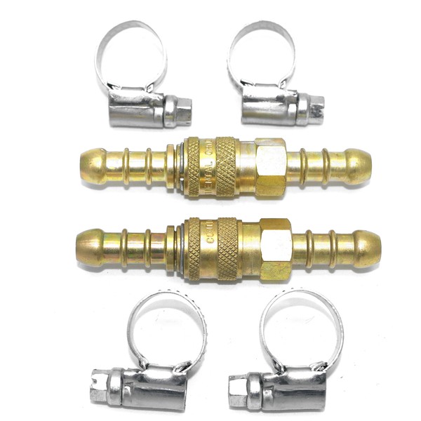 continental/1stserie 2 X Quick Release Fittings Coupling for 8mm propane/butane
