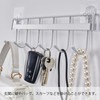 VECELO Kitchen Tool Hooks, 6 Row Multifunctional Storage Hooks, Space