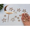 Juego de 15 decoraciones de acrílico para tartas de luna