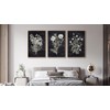 Large Botanical Wall Art for Living Room Natural Wood Float