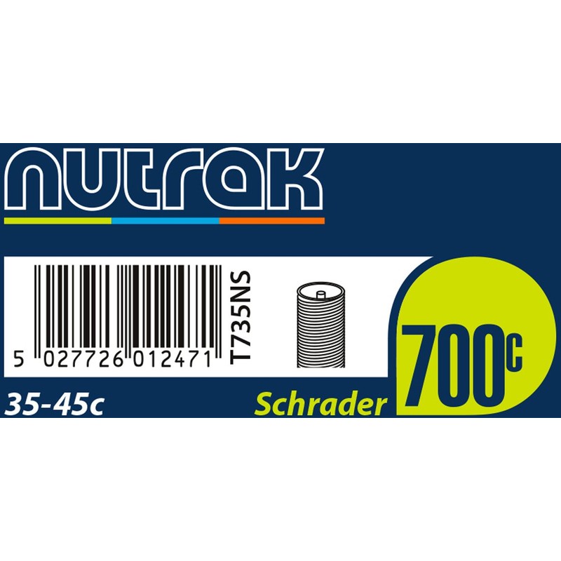 Nutrak 700c x 35-45 Bike Inner Tubes - Schrader Valve