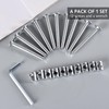 1 Sets of Furniture Connector Bolts and Barrel Nuts,Bed Bolt