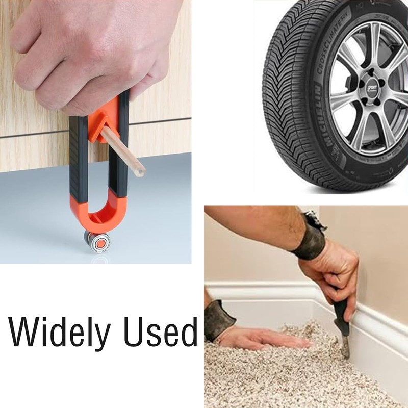 Mystiqut 4Pcs Durable Adjustable Scribe Tool Profile Gauge Tool Scribing