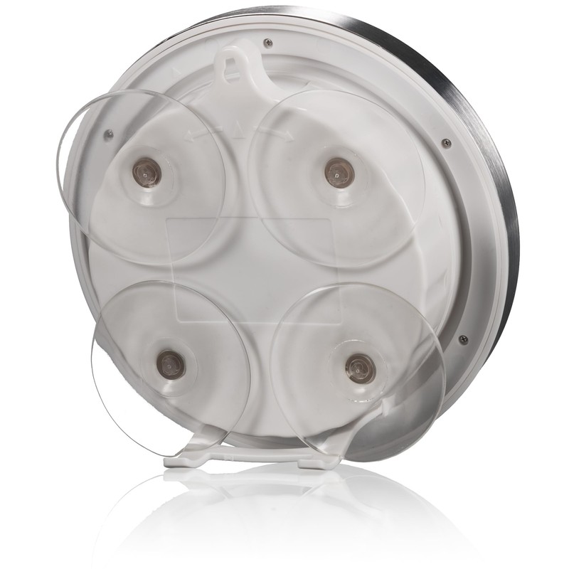 Bresser 8020114 Radio Controlled Clock "MyTime Bath" with Temperature Display