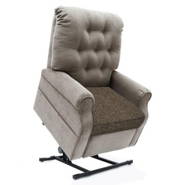 BUYUE Chair Lifting Cushion for Elderly 20" x 20" x 3", Friendly Woven Fabric High-Density Foam Recliner Chair Pad Couch Armchair Seat Cushion, Brown