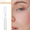 TOPPERFUN Roller Ball Eye Cream Bottle Refillable 15ml White Travel