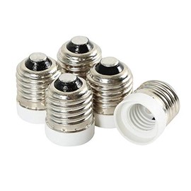 Yi Lighting - E26/E27 to E17 Socket Adapter,Medium Screw to Intermediate Screw E17 Light Bulb Socket Adapter Converter Reducer (6 Pack)